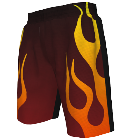 7″ Unisex Shorts – Fire | Ramco Apparel